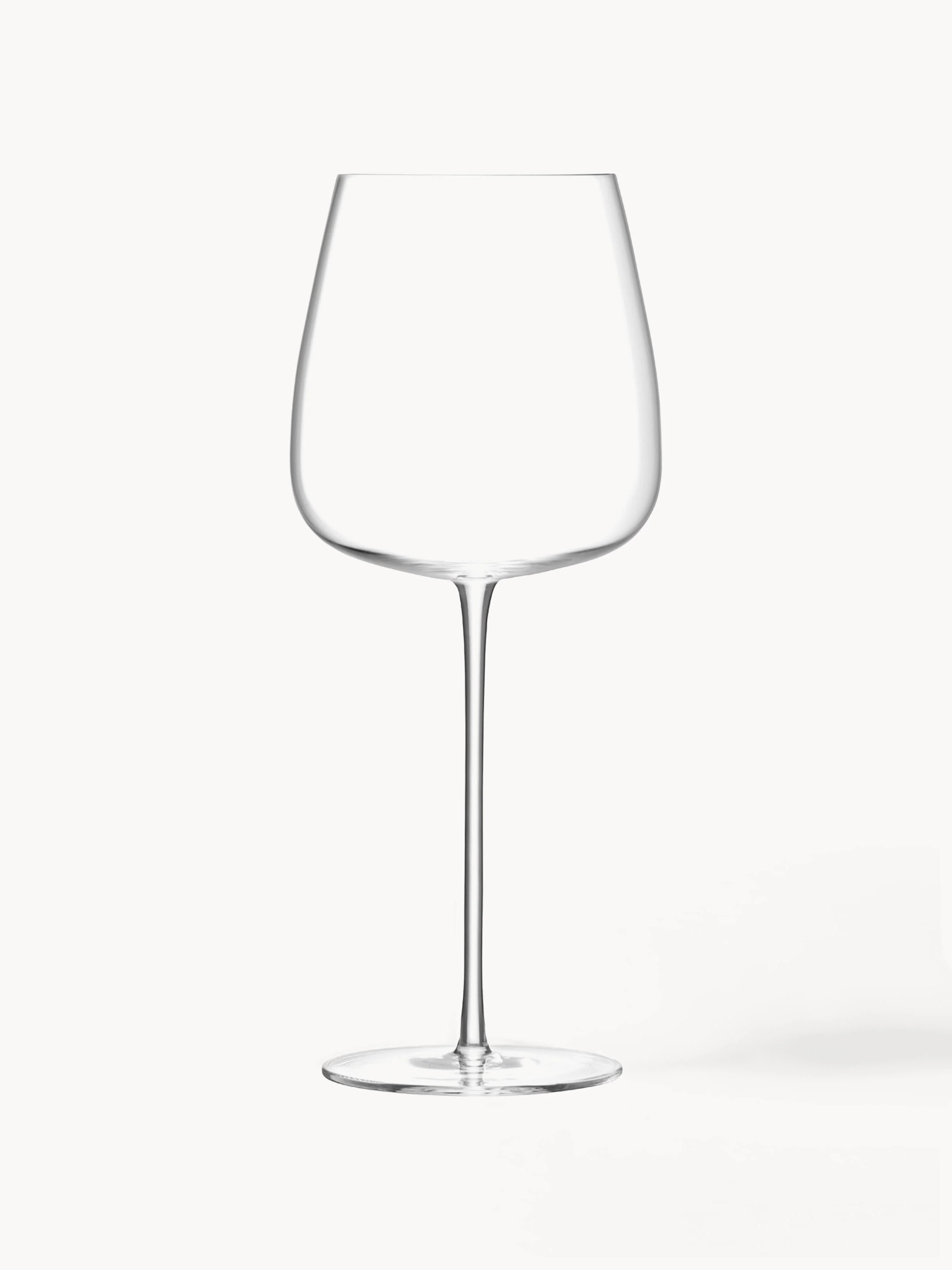 Filigrane mundgeblasene Rotweingläser Wine Culture, 2er-Set