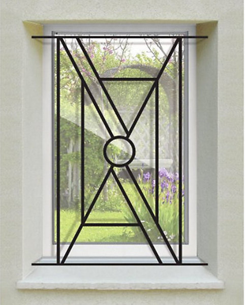 Grille de Defense Octune pour Fenetre H 95 cm x L 60 cm (côte tableau)