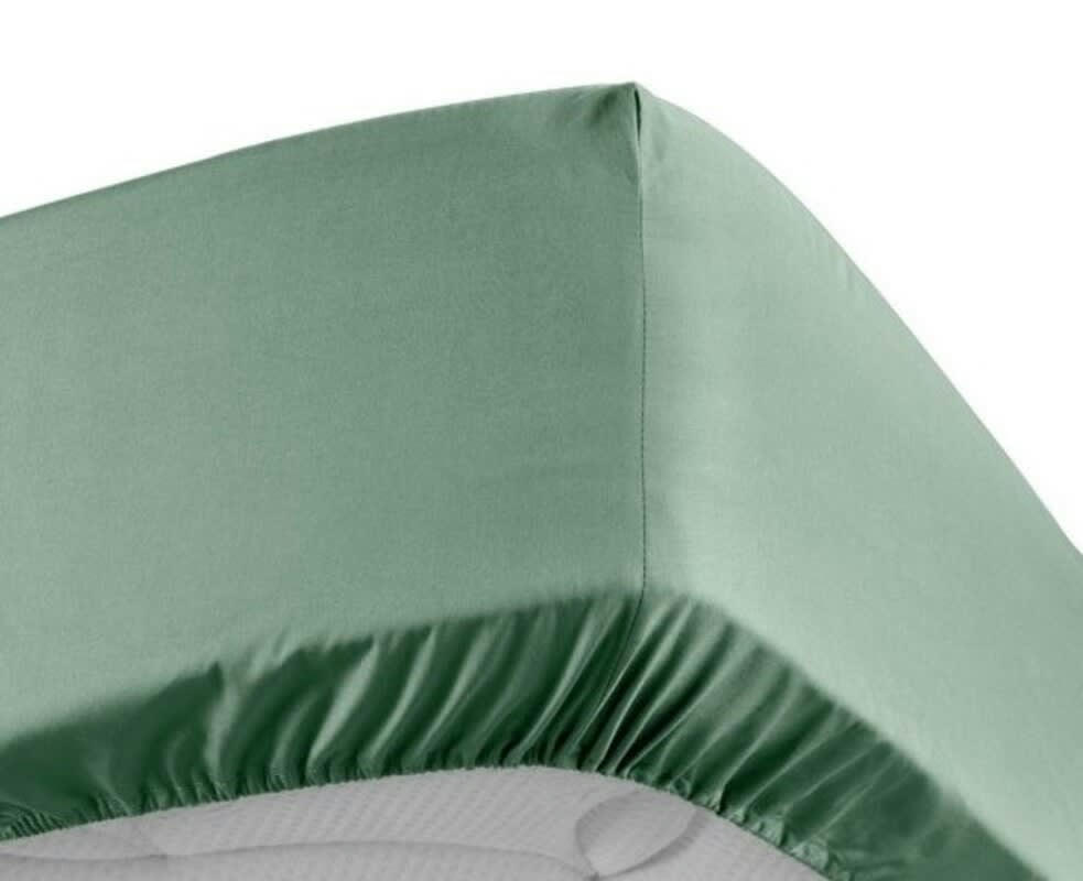 - Drap housse 2 personnes 160x200cm Tilleul