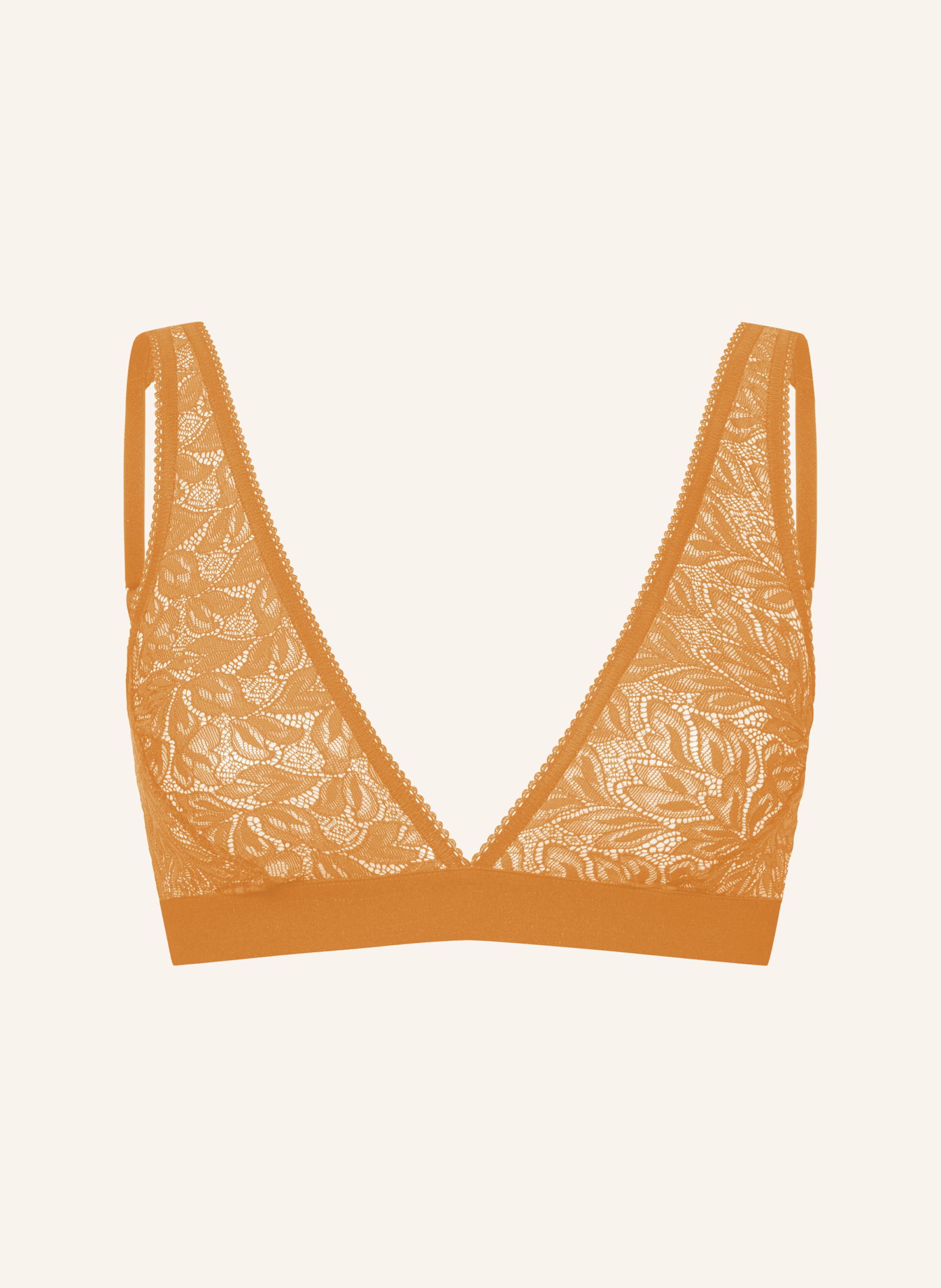 erlich textil Iconic Lace bügelloser Plunge BH große Cups mittlerer Halt aus Spitze - verstellbare Träger