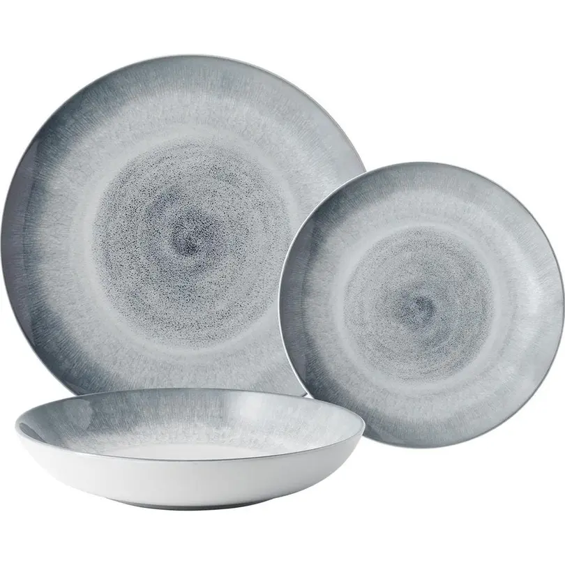 Geschirrset 12-teilig Elements Vulcano