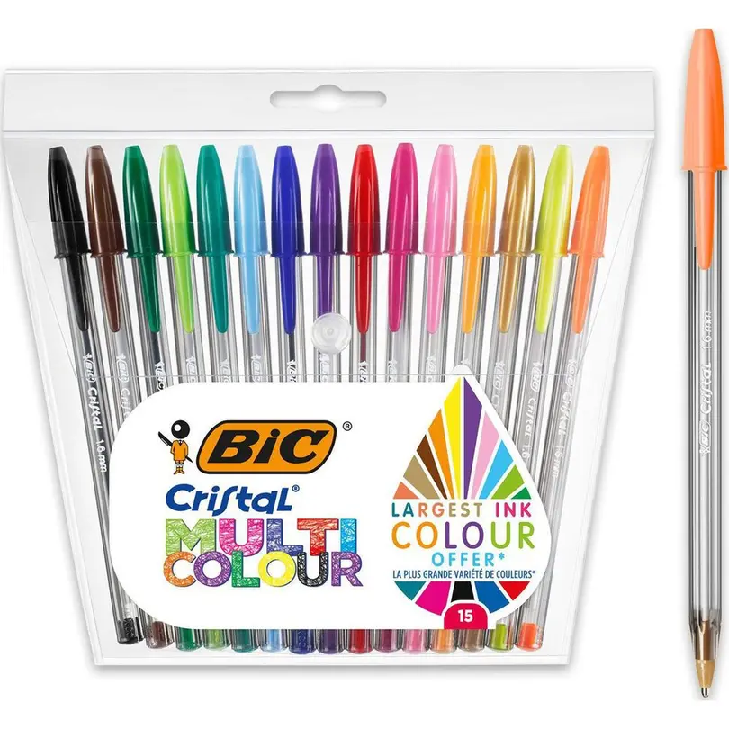 Kugelschreiber 15er-Set BiC