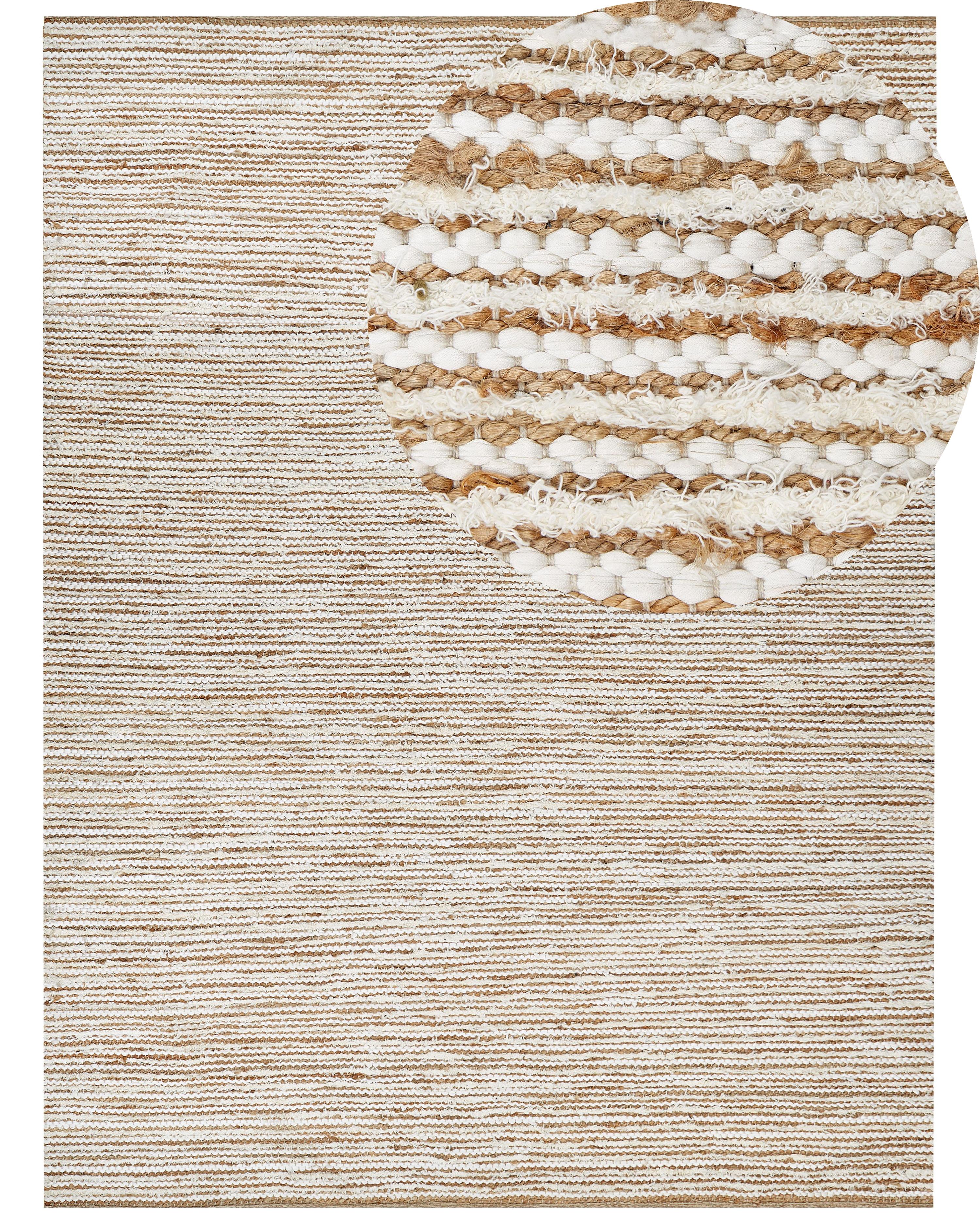 Rug BARKHAN Beige 300 x 400 cm Cotton