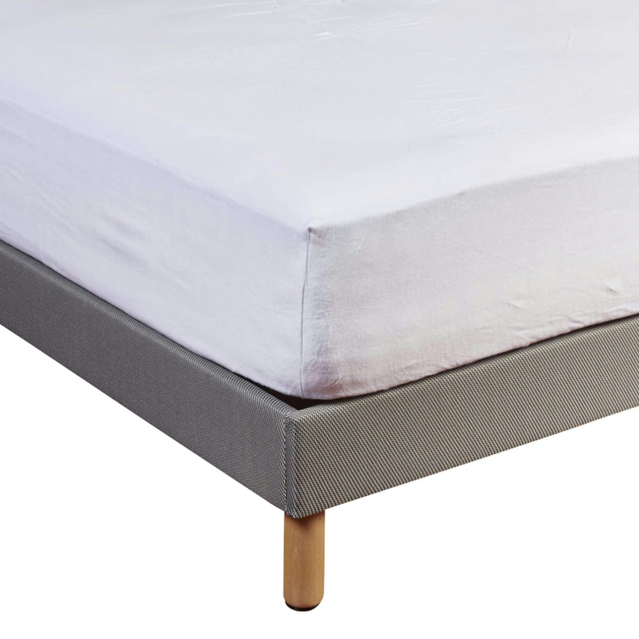 - Protège matelas coton molleton bonnet 40 120x190
