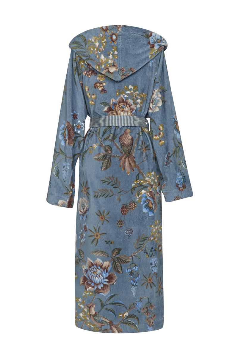 Pip Studio Secret Garden Badjas - Blauw - XXL