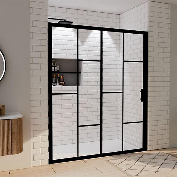 Paroi de douche coulissante verrière ATELIA 160 cm