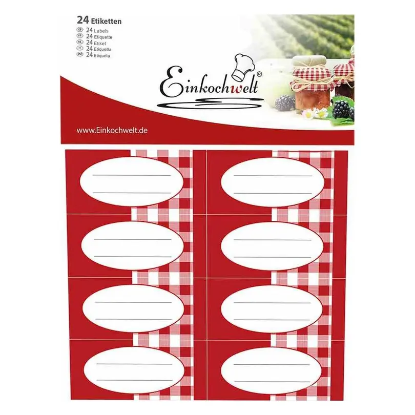 Etiketten 24er-Set Einkochwelt