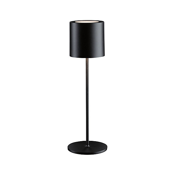 Luminaire rechargeable Tuni IP44 gradable 2700K Noir mat