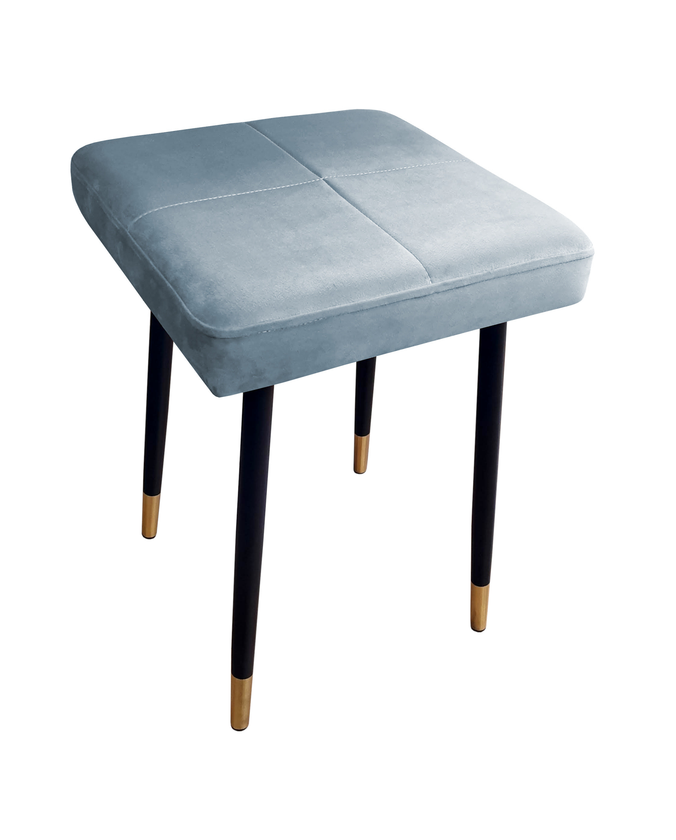 Taboret MAX BL06 szary błękit