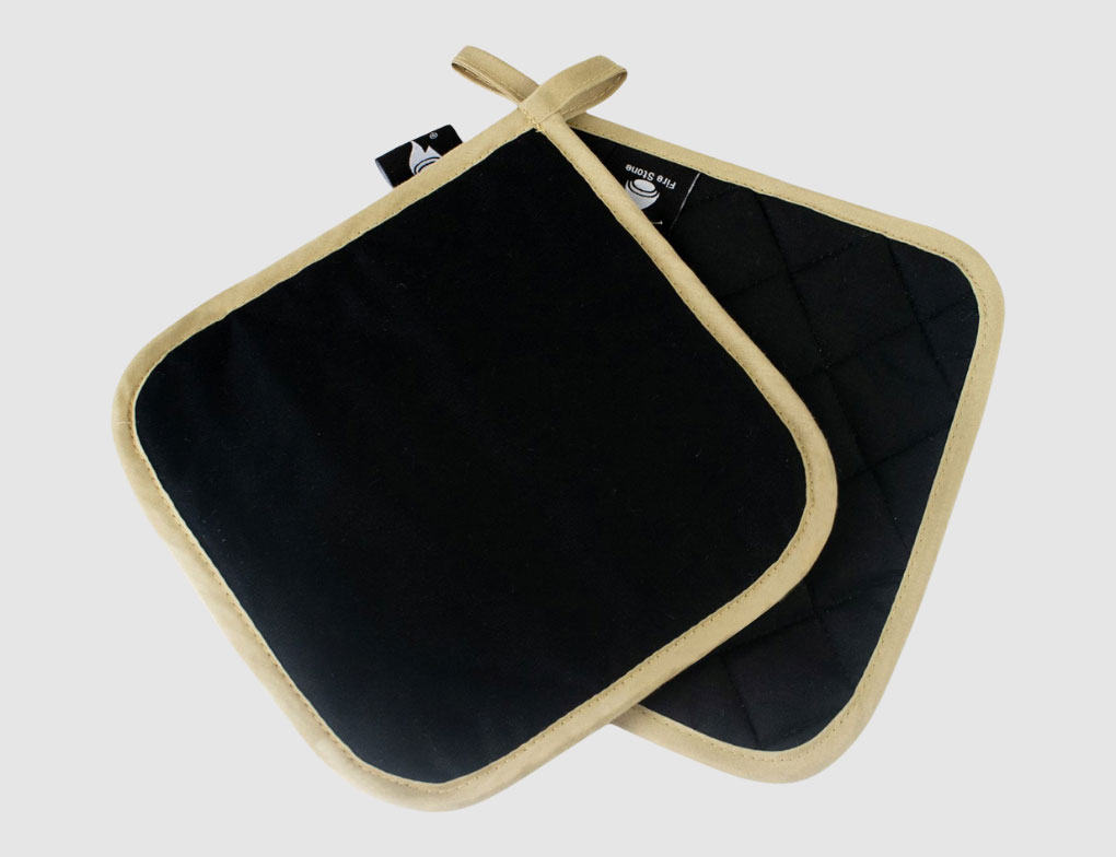 Topflappen Fire Stone Schwarz