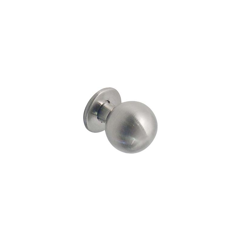 Bouton en zamac brossé Ø 20 mm LINEA BERTOMANI