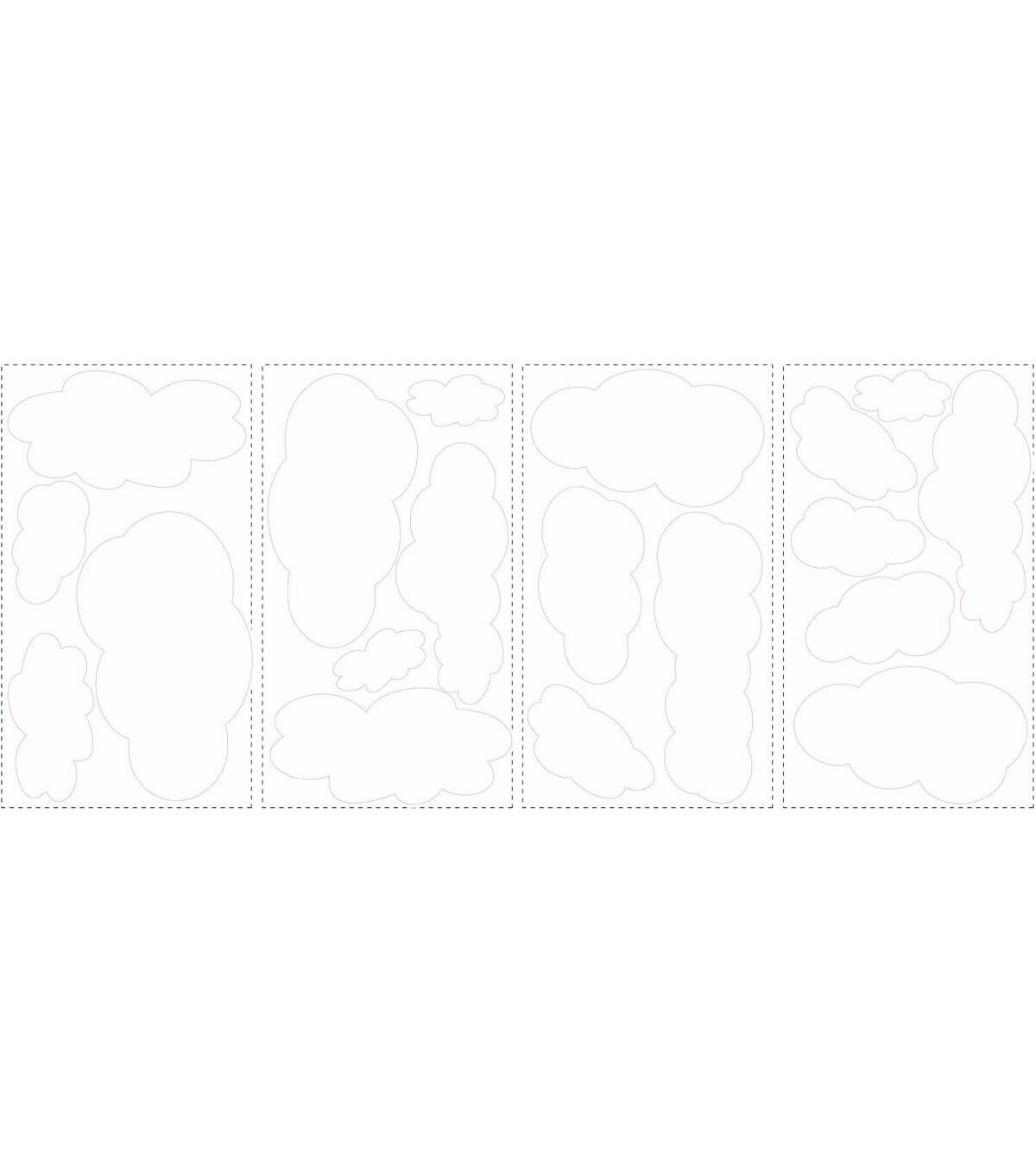 RoomMates Clouds Peel And Stick Wall Decals
