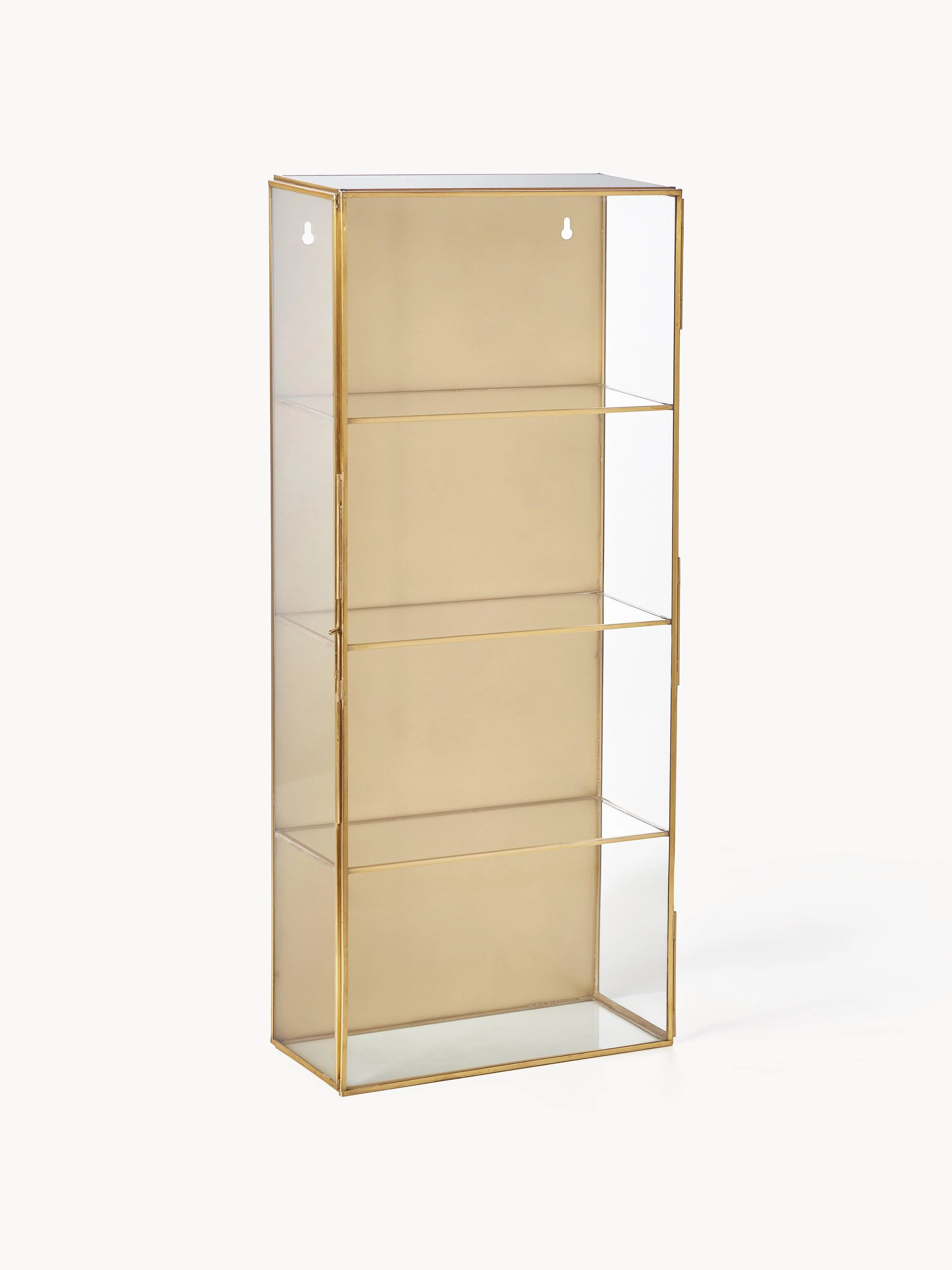 Wandregal Ada aus Glas und Metall