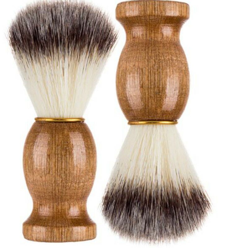 Xample Men Shaving Bear Brush Best Badger Hair Shave Wood Handle Razor Barber Tool Gift