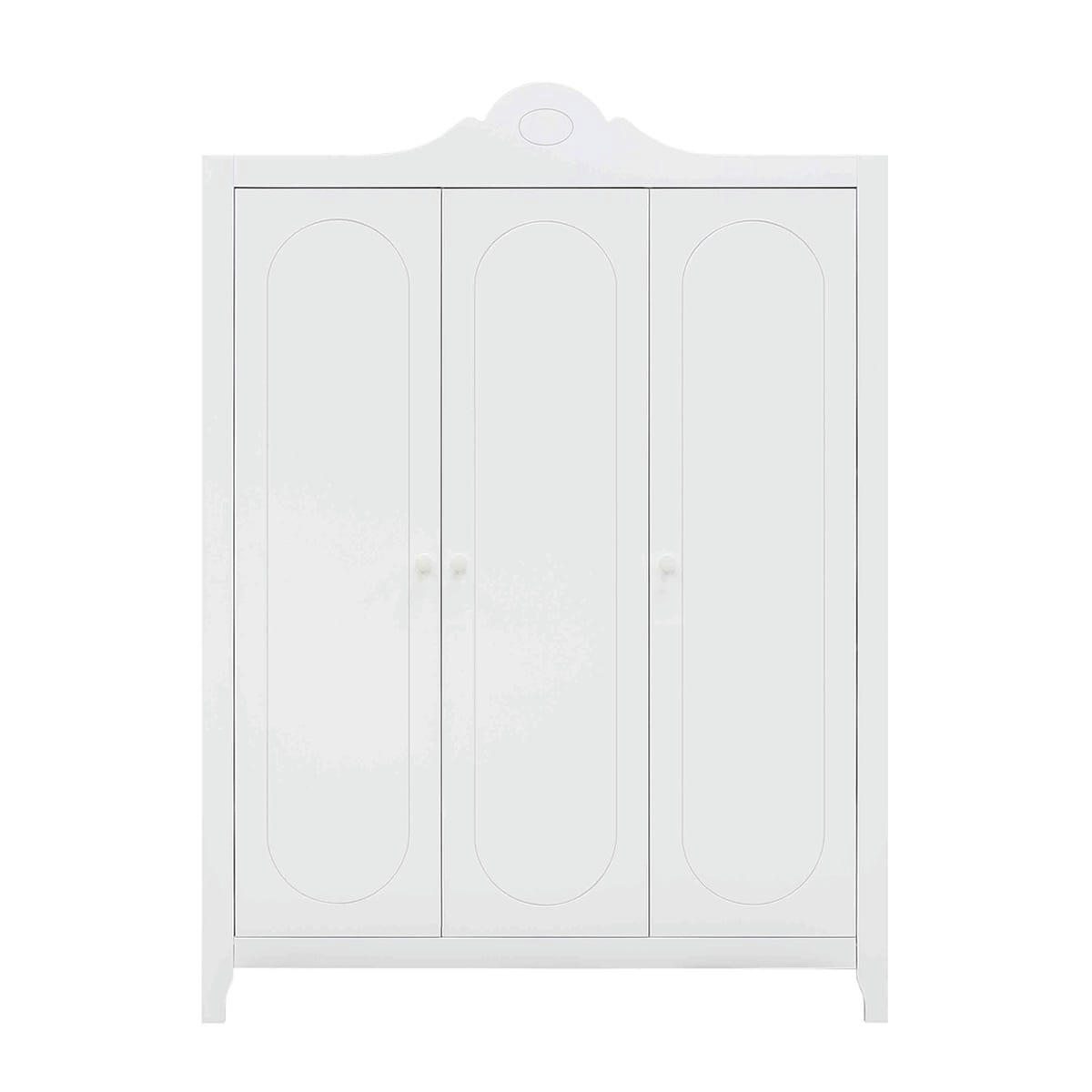 EVI - Armoire 3 portes blanc