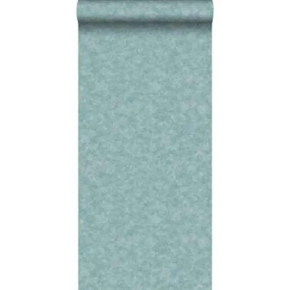 ESTAhome behang - effen - aqua groen - 53 cm x 10,05 m