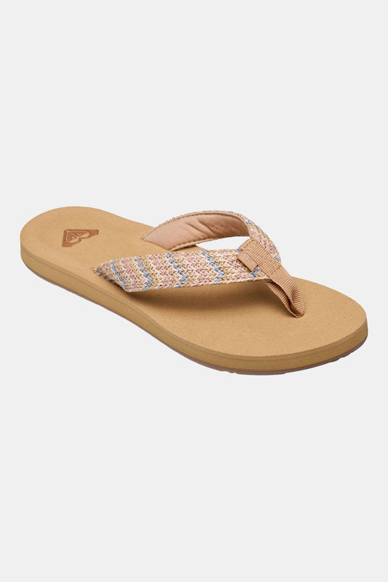 Roxy Porto Raffia Slipper Dames