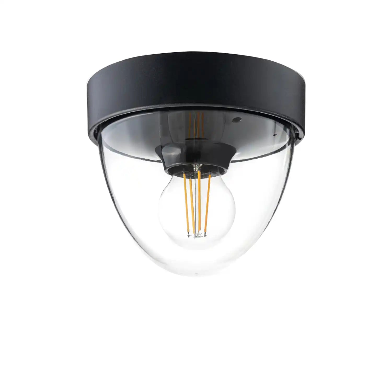 Nowodvorski buitenlamp Nook - 1 lichts - 18 x 15.5  cm - zwart