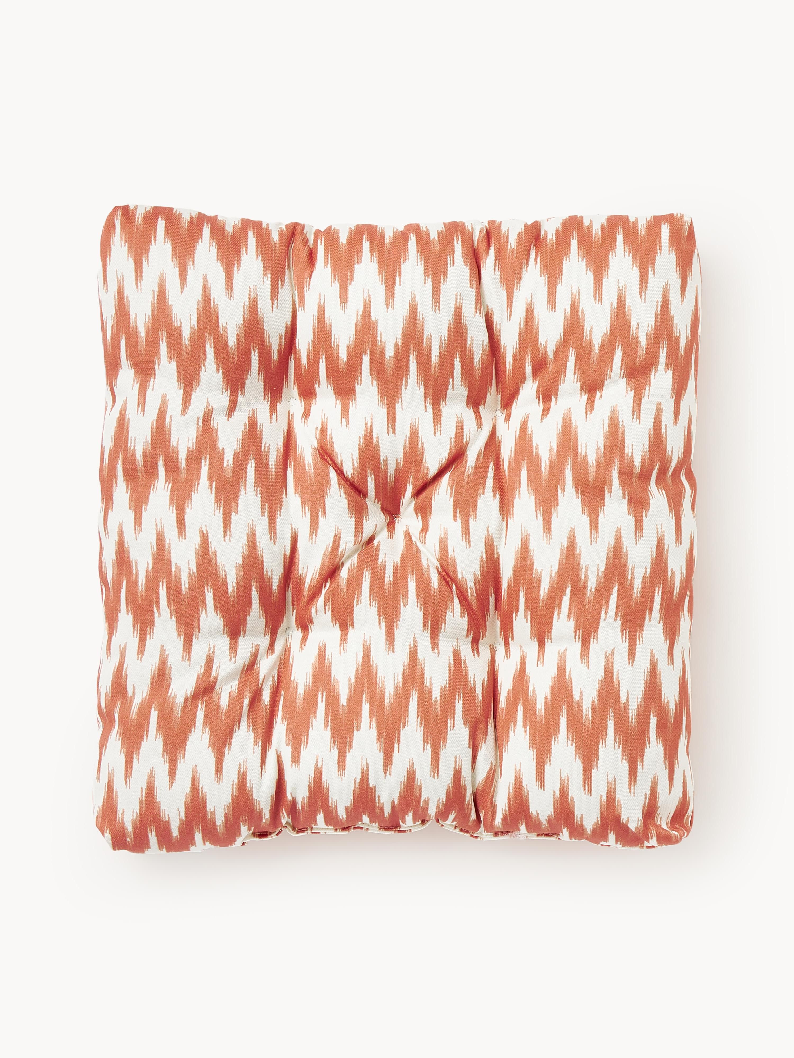 Outdoor-Sitzkissen Maillot mit Ikat Muster