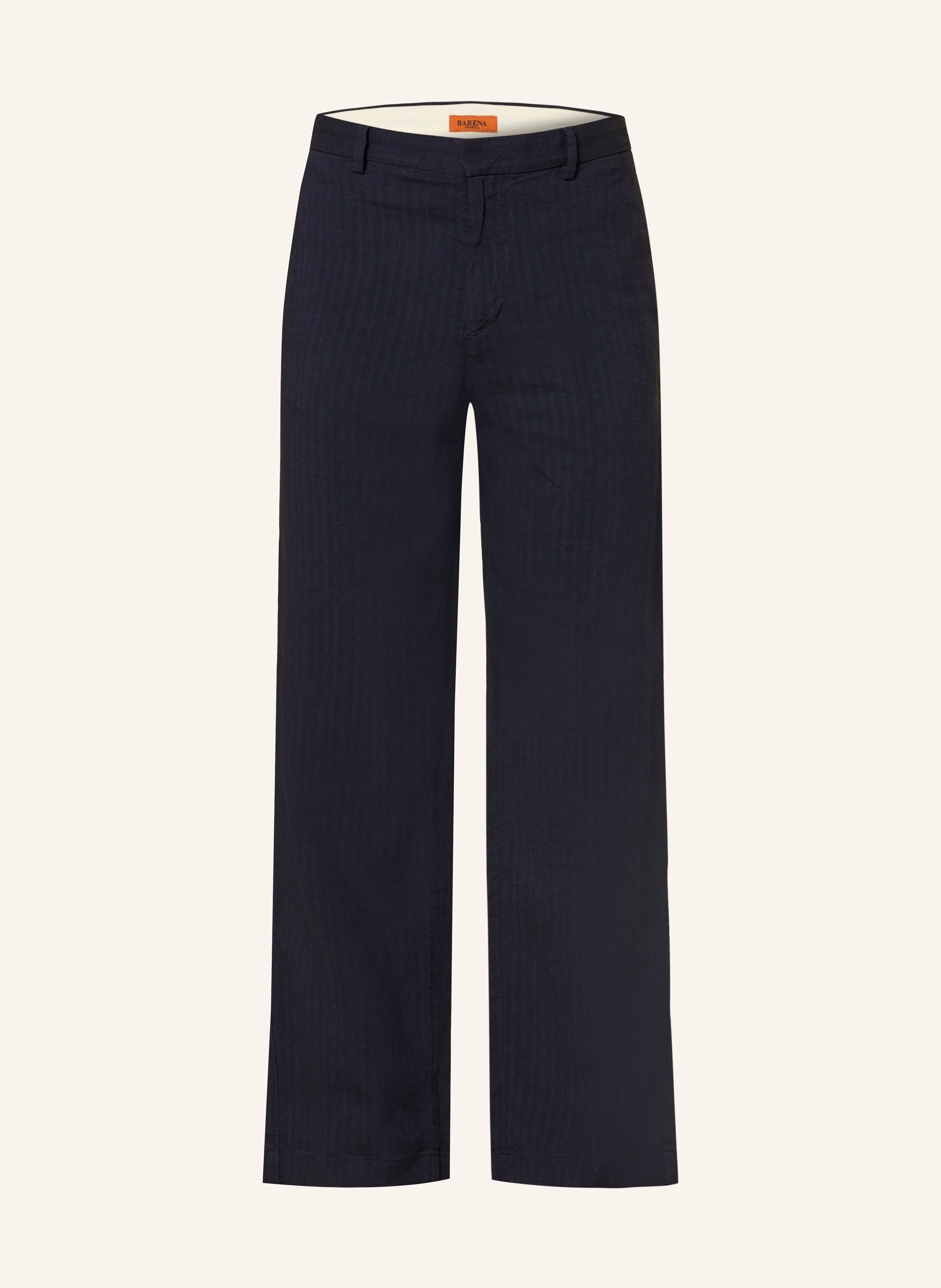 BARENA VENEZIA Hose DELFO Regular Fit mit Leinen