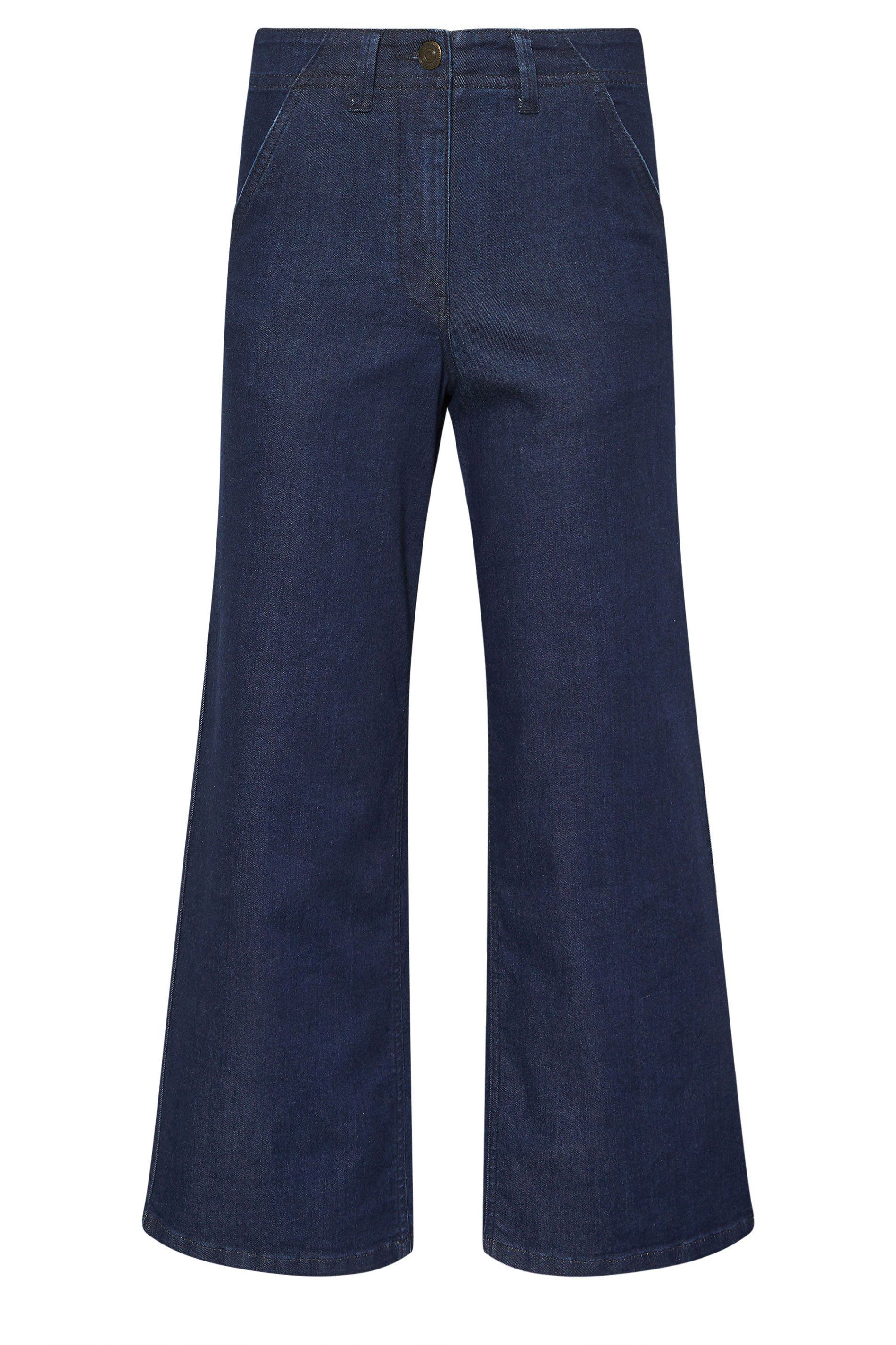 M&Co Petite Wide Leg Jeans