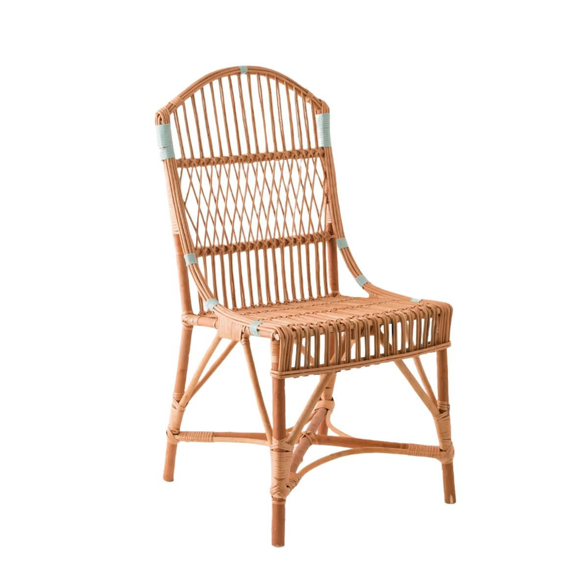 FANNY - Chaise en osier et rilsan