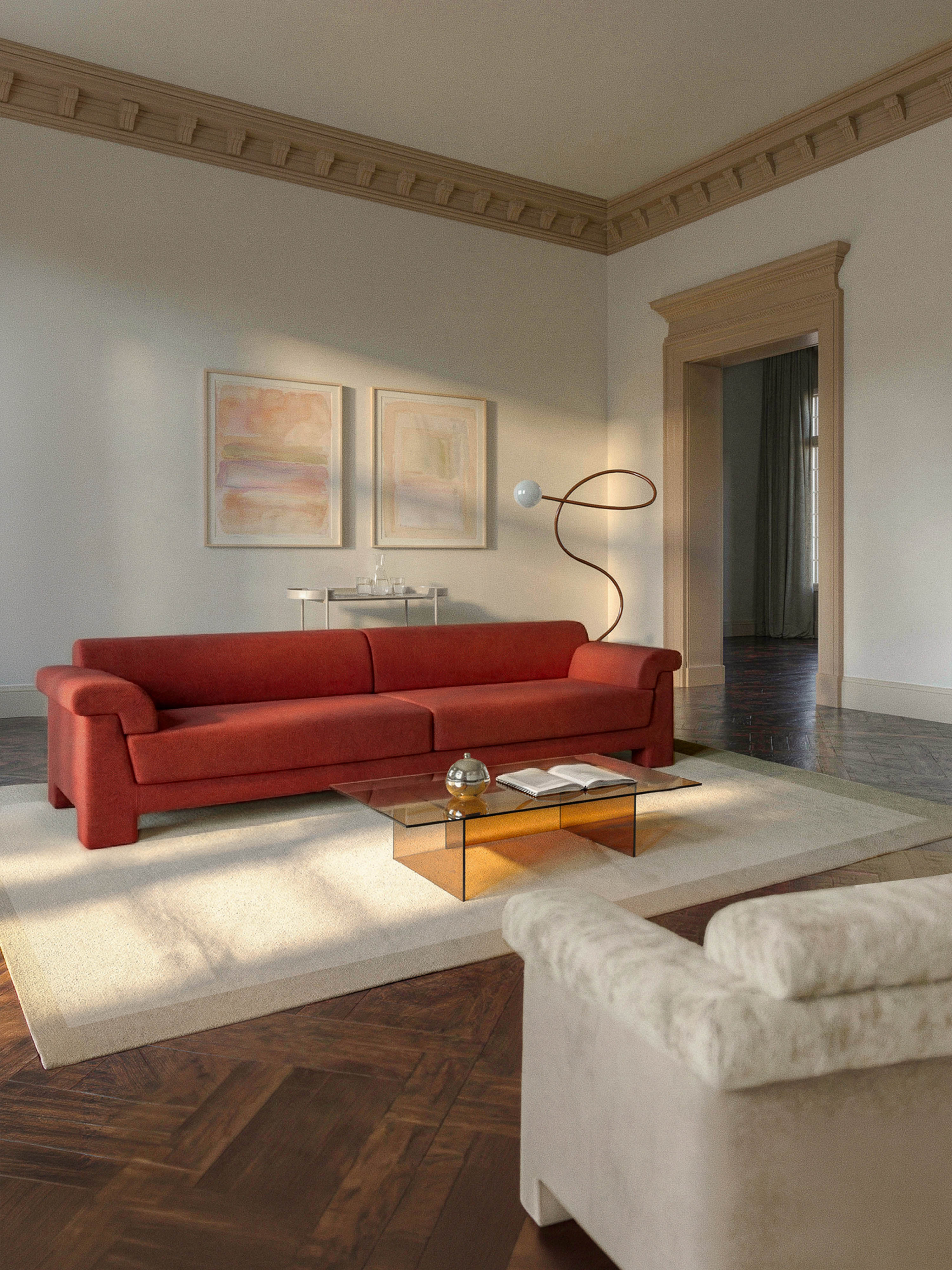 Bouclé-Sofa Atlas (4-Sitzer)