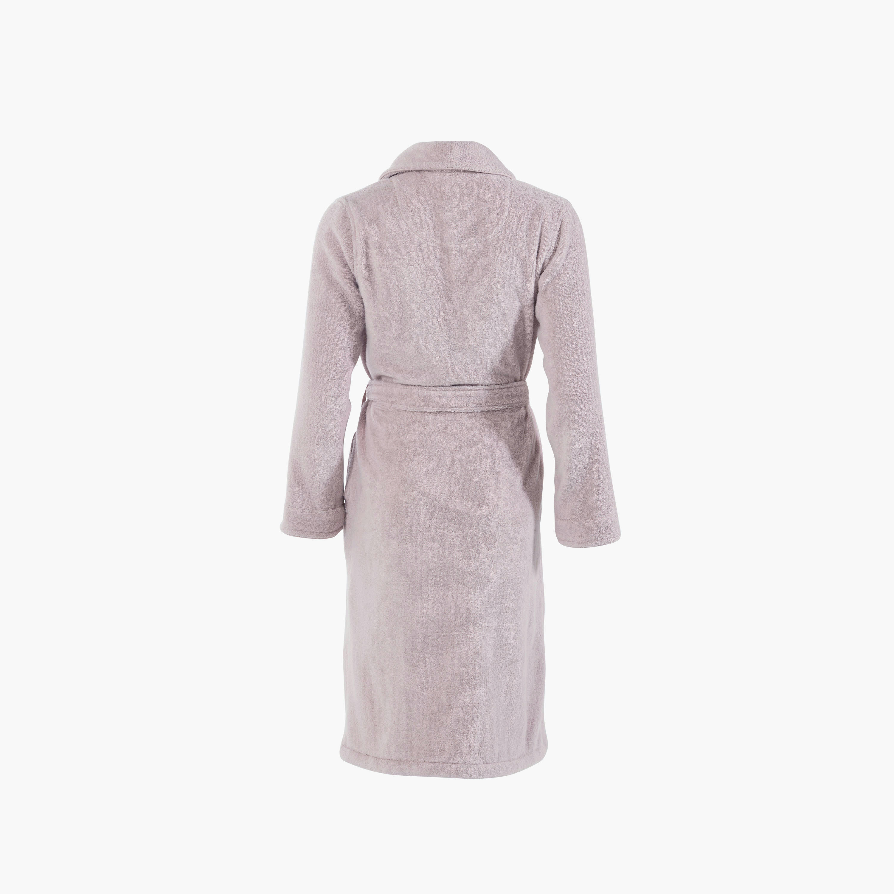 ELLA - Peignoir femme coton moelleux rose