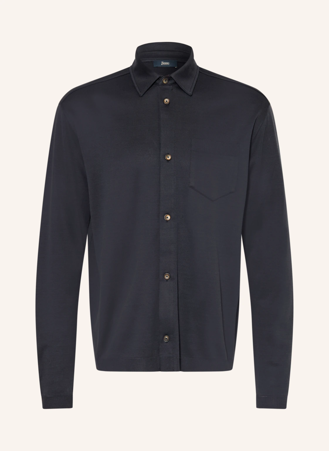HERNO Strickhemd Comfort Fit