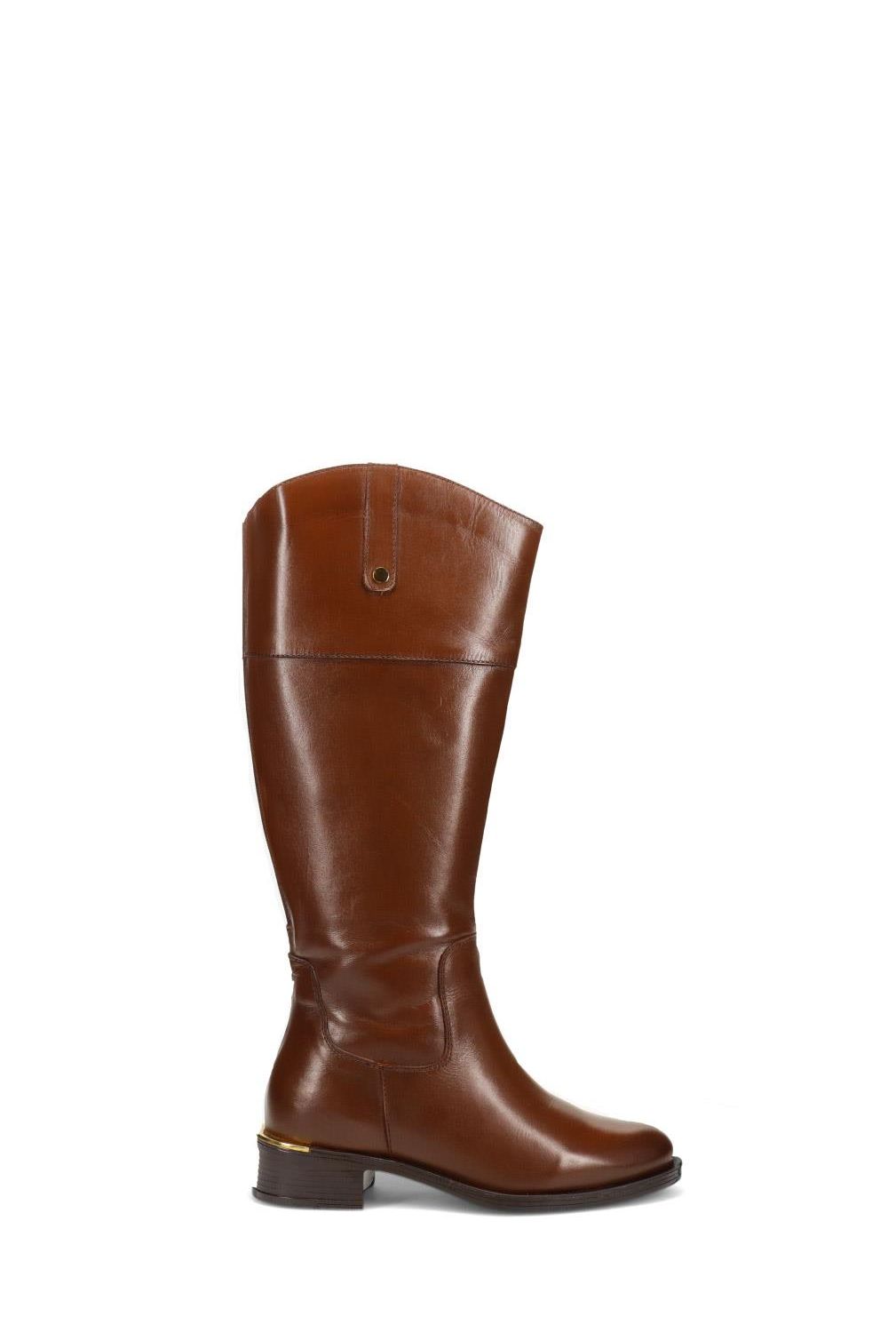 Pavers Wide-Fit Leather Long Boots