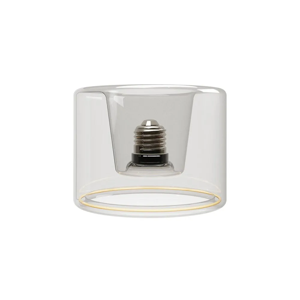 Creative Cables 2200K ghost line recessed donut transparent 120x90 mm 6W led bulb
