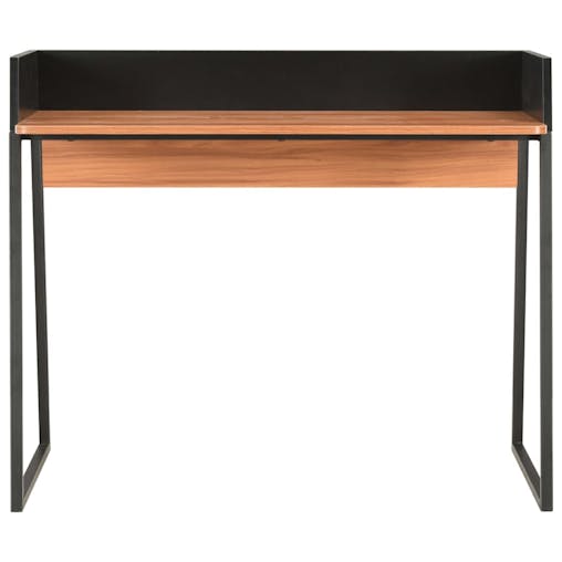 NNEVL Desk Black and Brown 90x60x88 cm