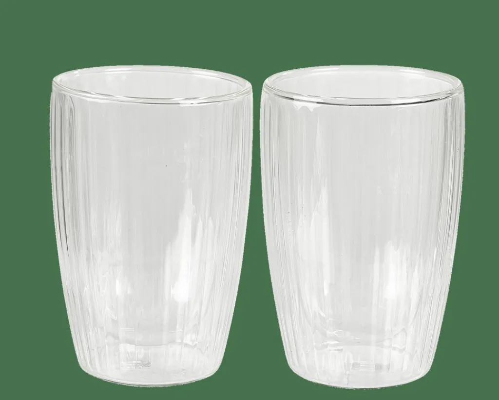 Verres À Café|Verres À Thé^CASA PAUSA Verre Double Paroi Set De 2 35 CL Transparent