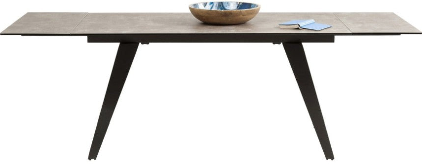Kare Design Verlengbare Tafel Amsterdam 160 240 Cm - Keramiek Grijs