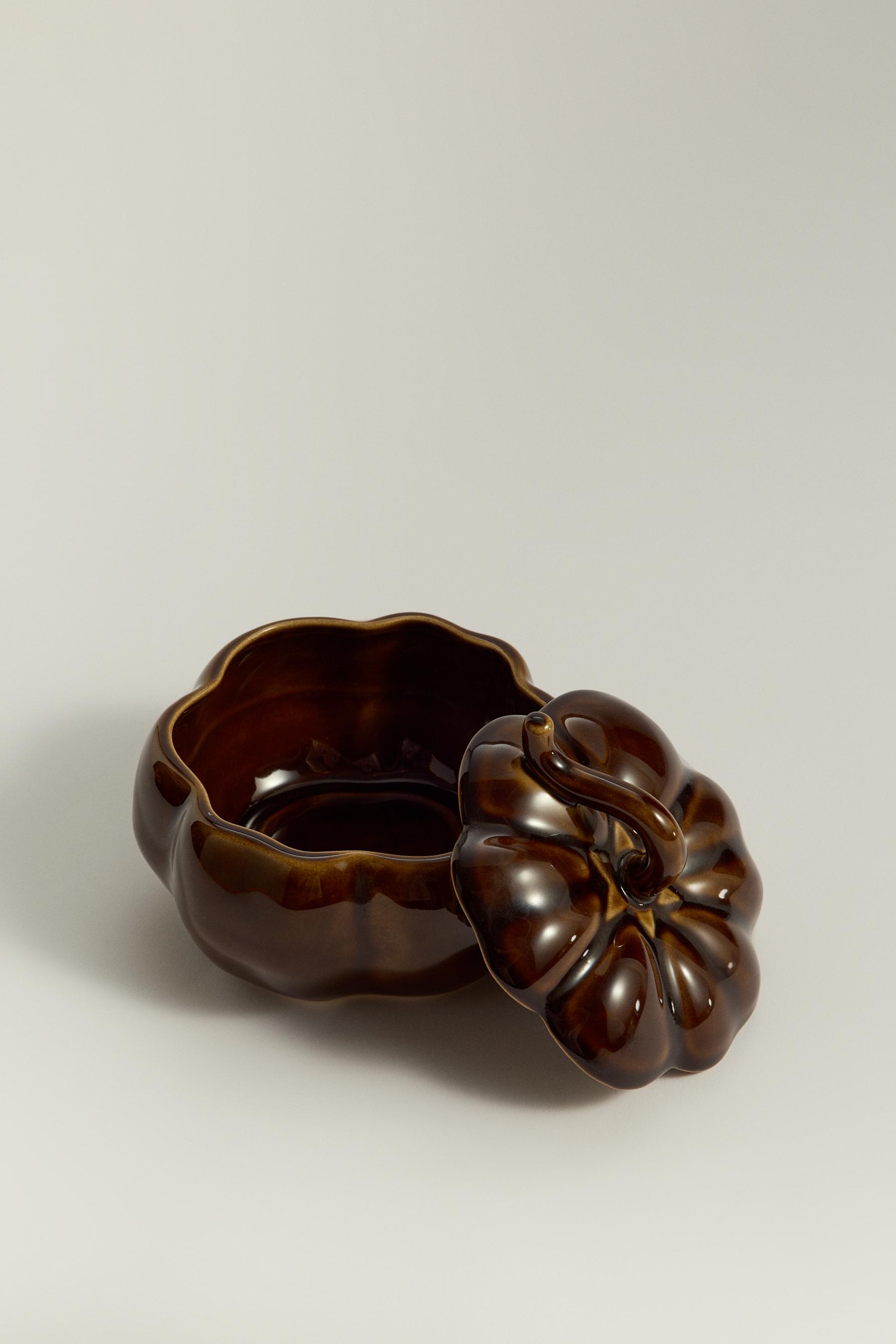 Bol calabaza gres 14,2 cm