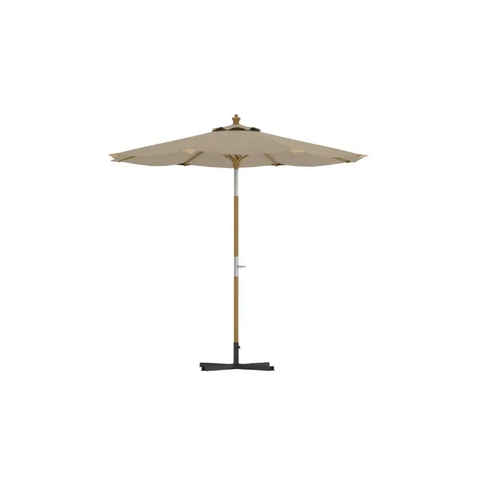 Hioshop Cerox parasol &Oslash;270cm beige