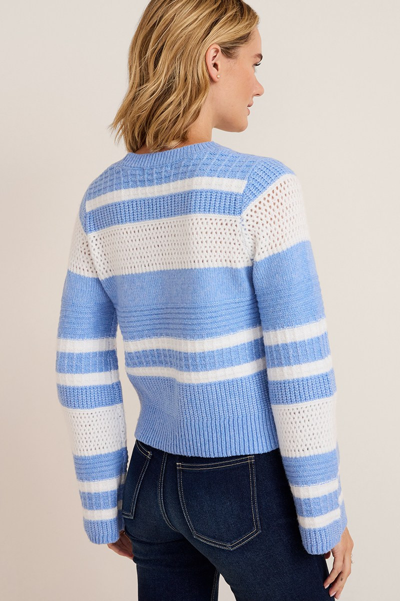 June Crewneck Striped Sweater