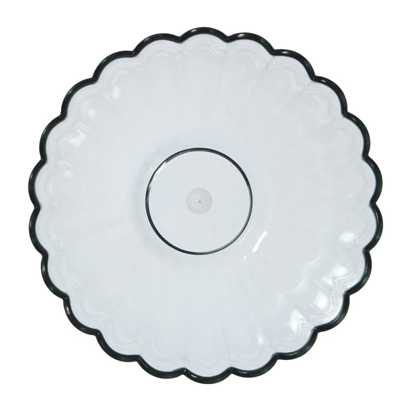 Schaaltje klein geschulpt - groen - &Oslash;11.5x5.6 cm