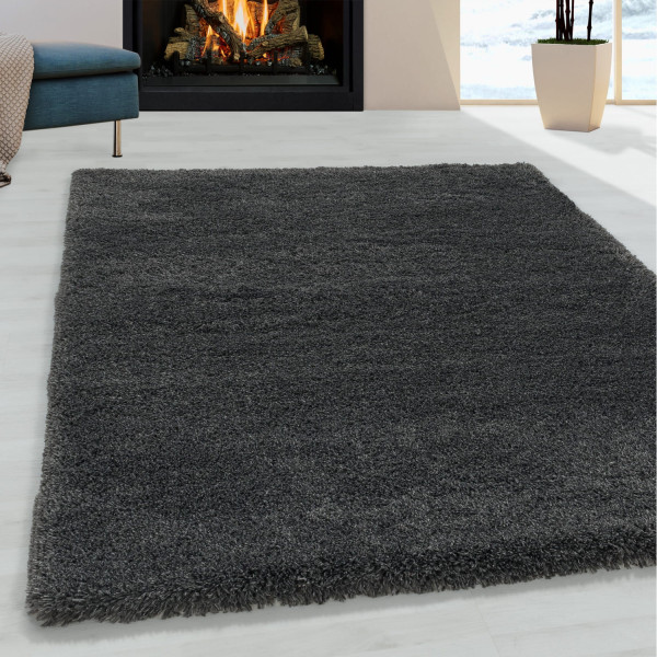 Dywan shaggy Fluffy Super Soft szary 60 cm x 110 cm