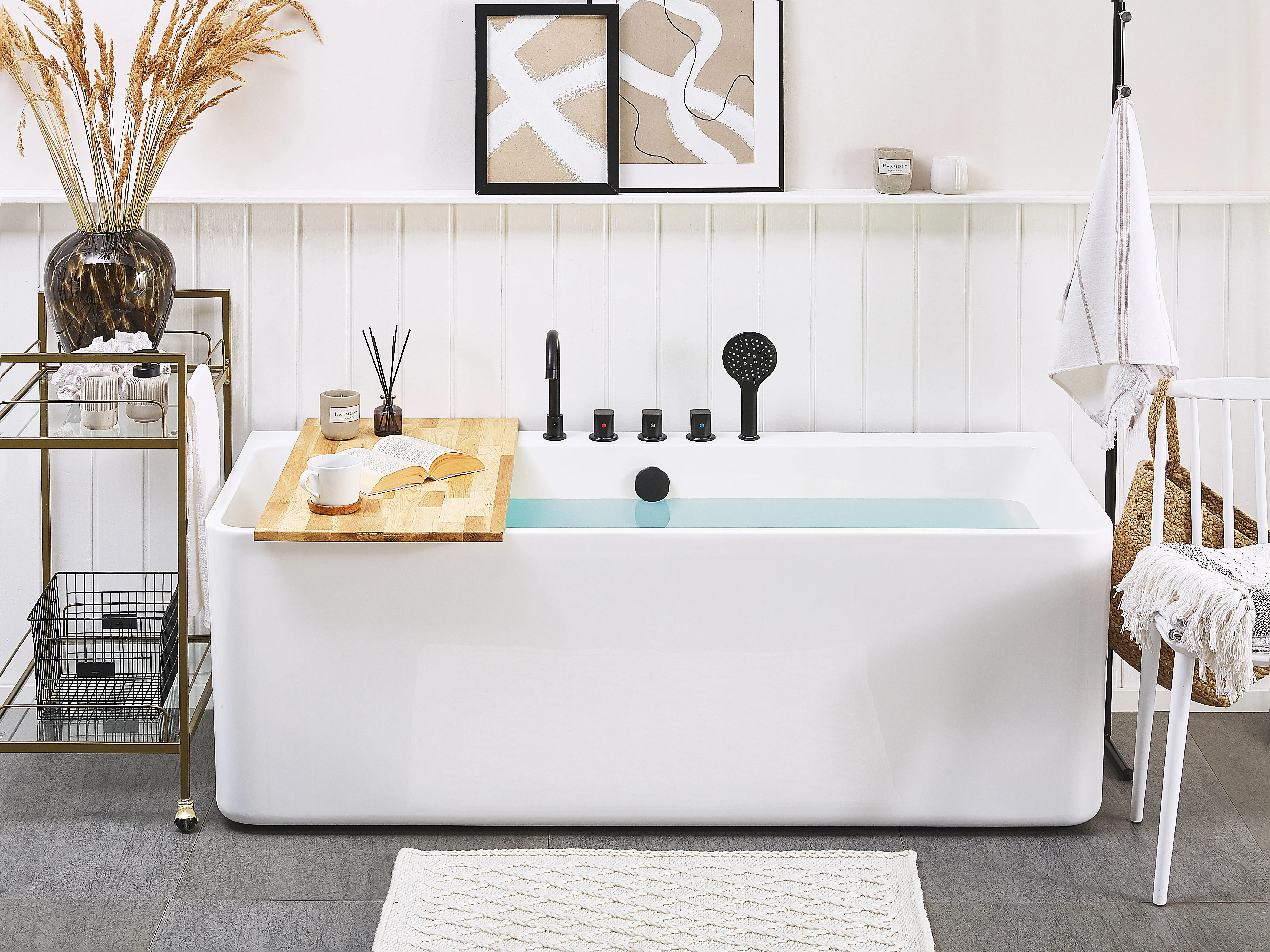 Bathtub QUATRE 1700 x 750 mm White