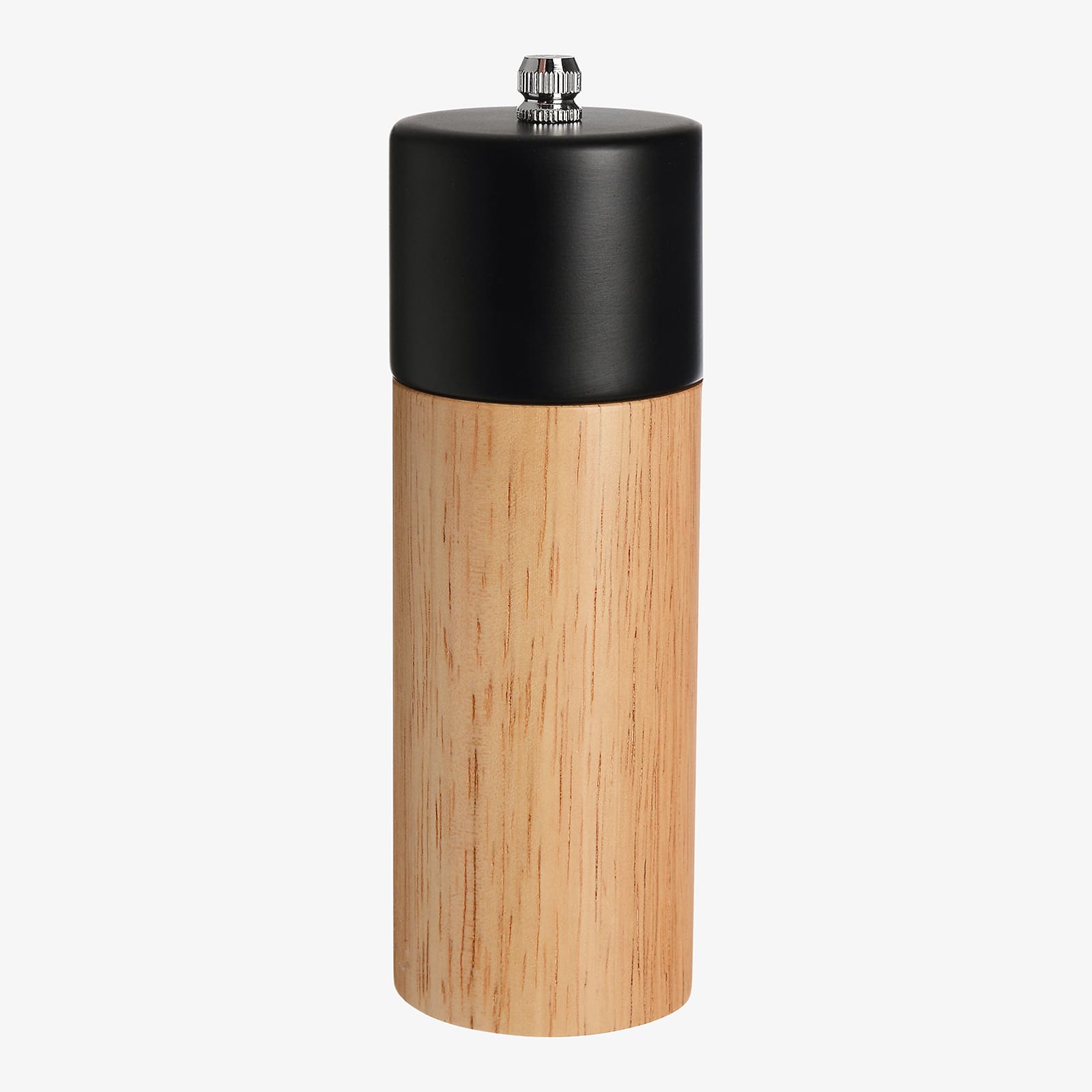 Gewürzmühle Schwarz, ⌀ 6 cm, H 160 mm