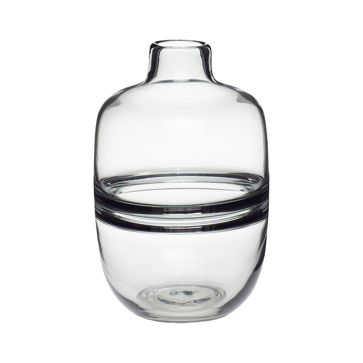Hübsch vaas True - glas - ø12xh19cm