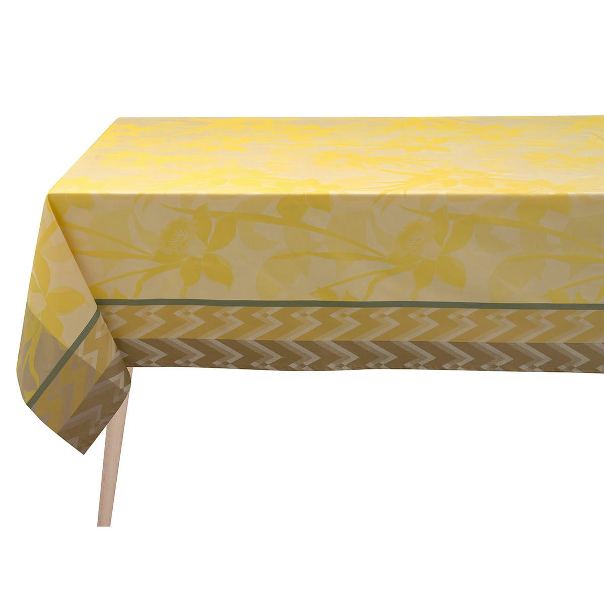 LA VIE EN VOSGES - Nappe en coton soleil 175 x 175