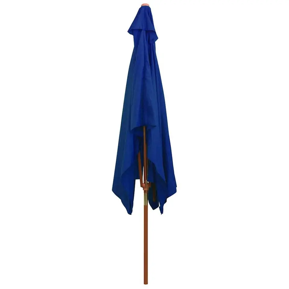 vidaXL - Parasol - Blauw - Stof