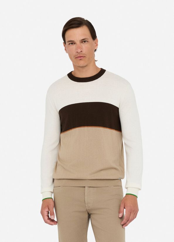 Maglia in cotone e seta