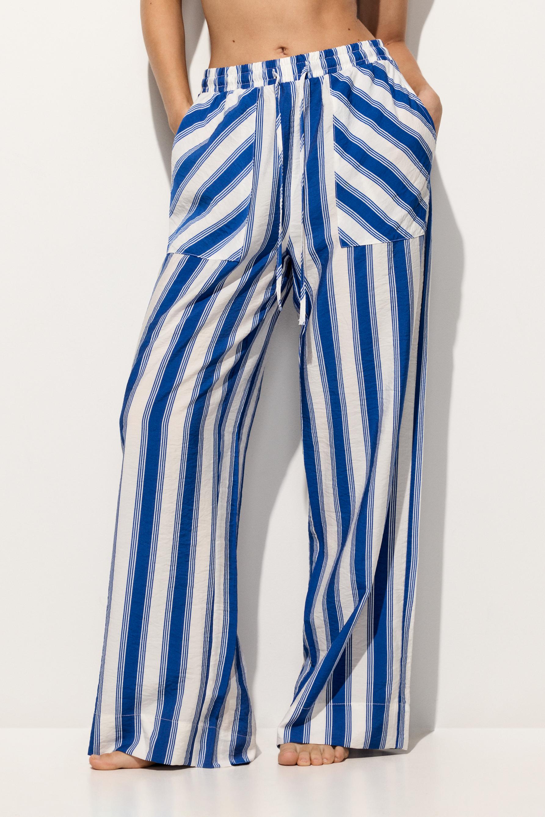 Mujer | Pantalón rayas azules