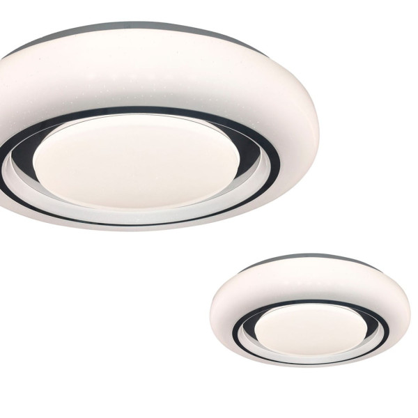 Plafon MEGAN z pilotem okrągły biały LED 1x48W 48cm 3360lm IP20 Milagro