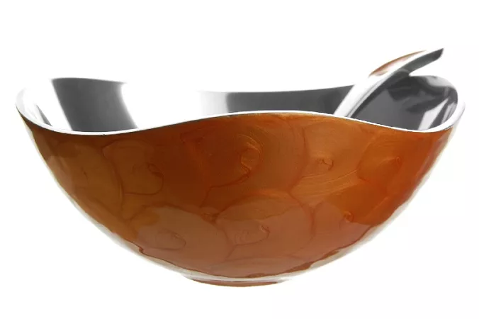Kpl. salaterka z łyżką 15 cm - Yellow 35.Y8276