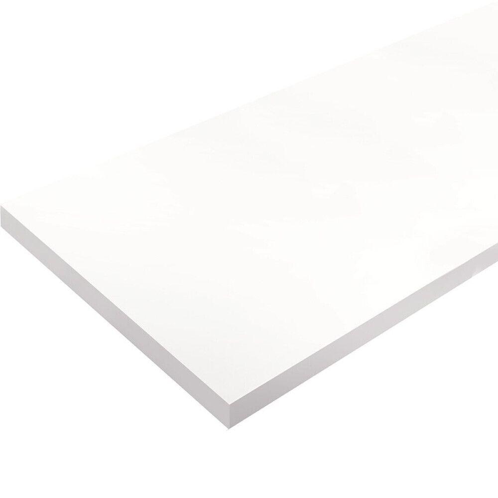 HYLLEPLATE HVIT 18X600X2480MM