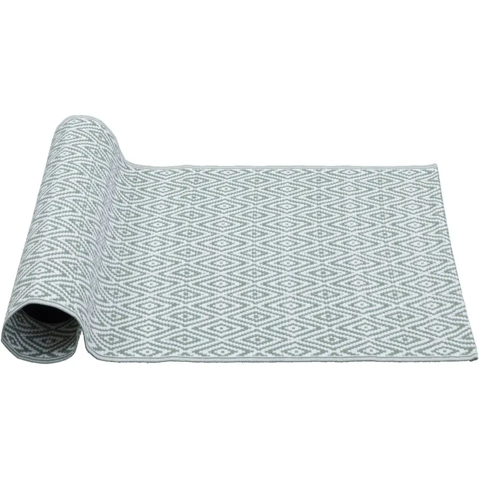 Binnen/buitenvloerkleed Diamond - groen - 90x150 cm